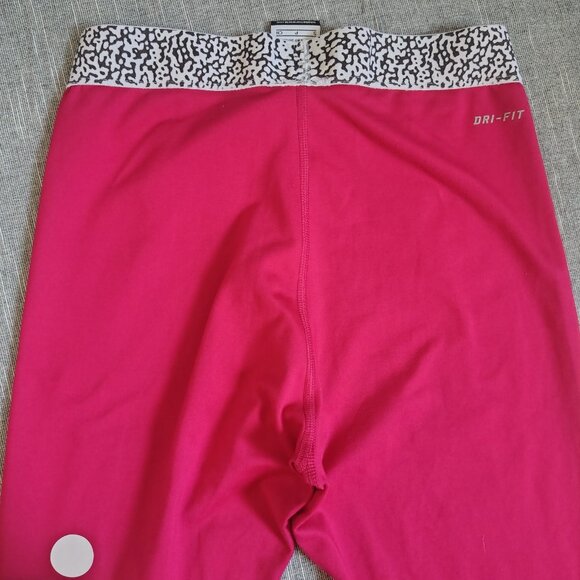Nike Pro Pants Leggings Tights Compression Dri Fit Training Script Swoosh Mens - Picture 9 of 9